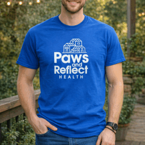Blue Paws and Reflect Foundation House T-Shirt